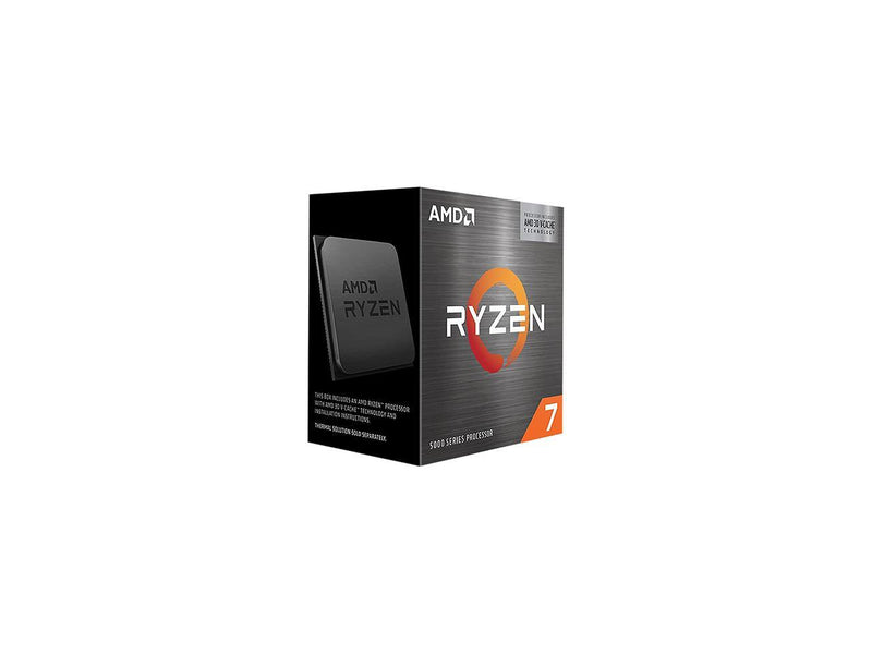 AMD 100-100001503WOF Ryzen 7 5700X3D CPU Processor, 8-Core/16 Threads, Max Freq 4.1GHz, 100MB Cache Socket AM4 105W, without cooler
