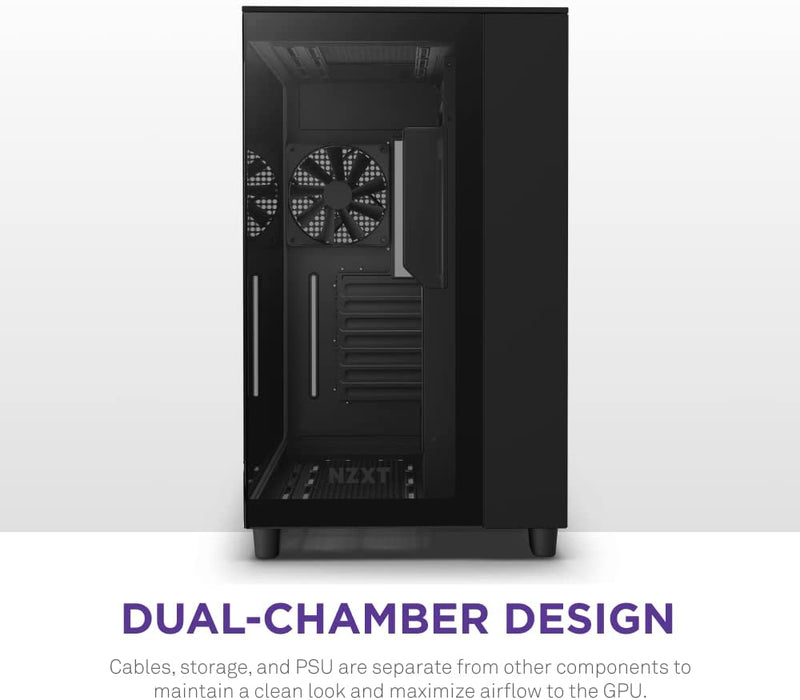 NZXT CM-H91FB-01H9 FLOW EDITION ATX MID TOWER CASE. ALL BLACK