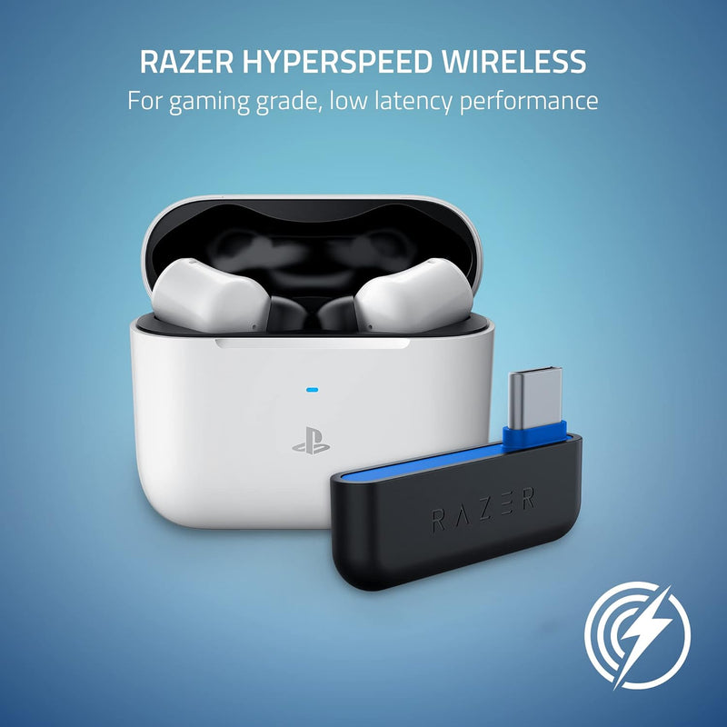 Razer RZ12-03820300-R3A1 Hammerhead HyperSpeed (PlayStation Licensed) - Wireless Multi-Platform Gaming Earbuds - AP Packaging