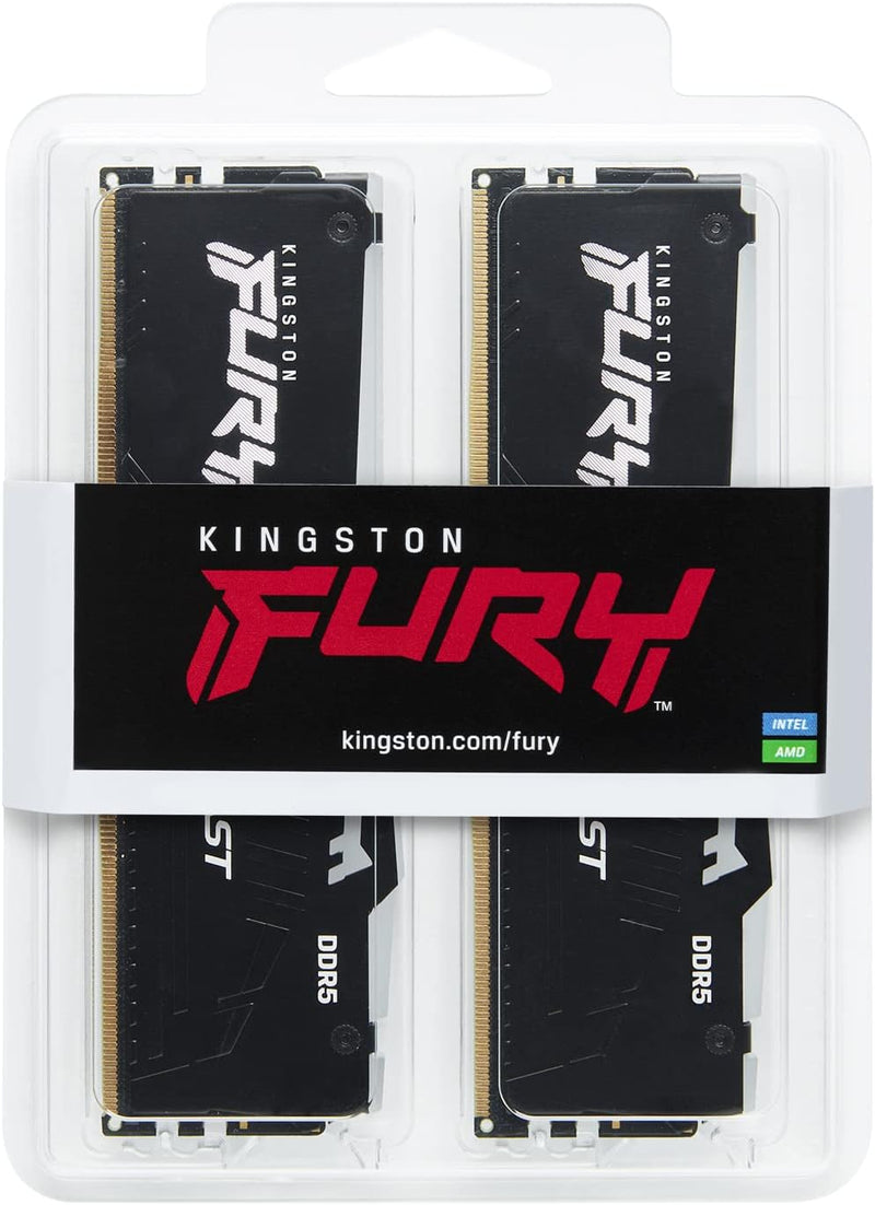 Kingston KF560C40BBAK2-16 FURY BEAST DDR5 6000MHz 16GB(2*8GB) Kit Gaming RGB RAM