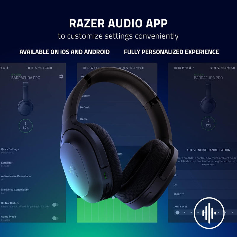 Razer RZ04-03790100-R3M1 Barracuda - Wireless Multi-platform Gaming and Mobile Headset - FRML Packaging