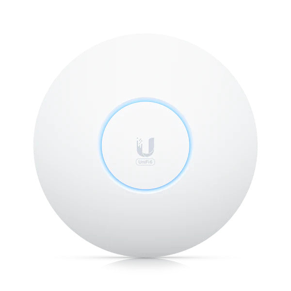 Ubiquiti UniFi U6-Enterprise WiFi 6E 4x4 MIMO PoE+ Access Point, 140m Coverage,600+ Devices& 2.5GbE Uplink, Ceiling Mount for High-Density Environment
