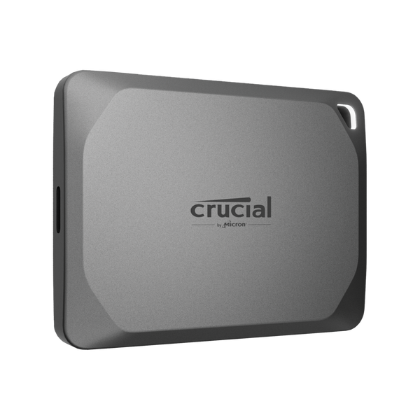 Crucial CT1000X9PROSSD9 X9 Pro 1TB External Portable SSD ~1050MB/s USB-C Durable Rugged Shock Drop Water Dush Sand Proof for PC MAC PS5 Xbox Android iPad Pro