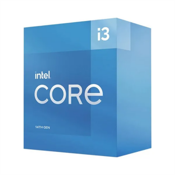 Intel BX8071514100F Core i3-14100F CPU. 4-Core (4P), 12M Cache, up to 4.70 GHz, LGA 1700, Without Integrated Graphics