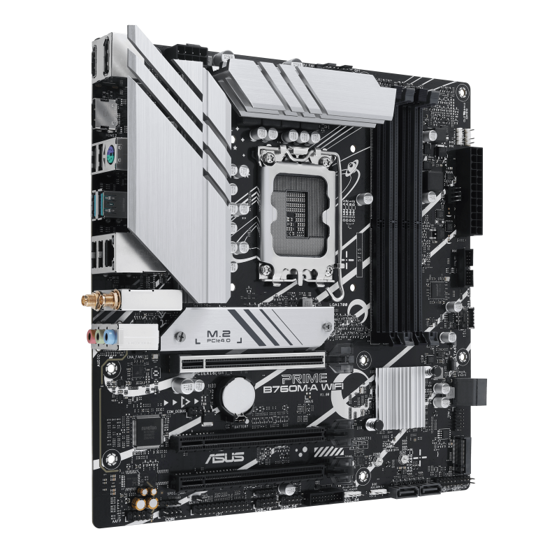 Asus PRIME B760M-A WIFI LGA1700 Micro-ATX DDR5 Motherboard