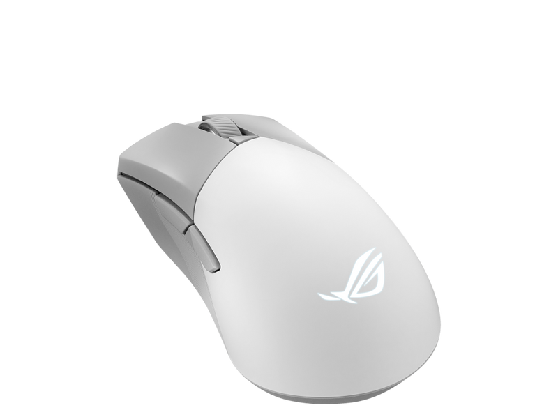 ASUS ROG GLADIUS III WIRELESS AIMPOINT MOONLIGHT WHITE Wireless RGB Gaming Mouse. White, Wired/2.4GHz/Bluetooth