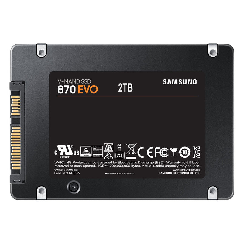 Samsung (MZ-77E2T0BW) 870 EVO 2TB 2.5" SATA III SSD