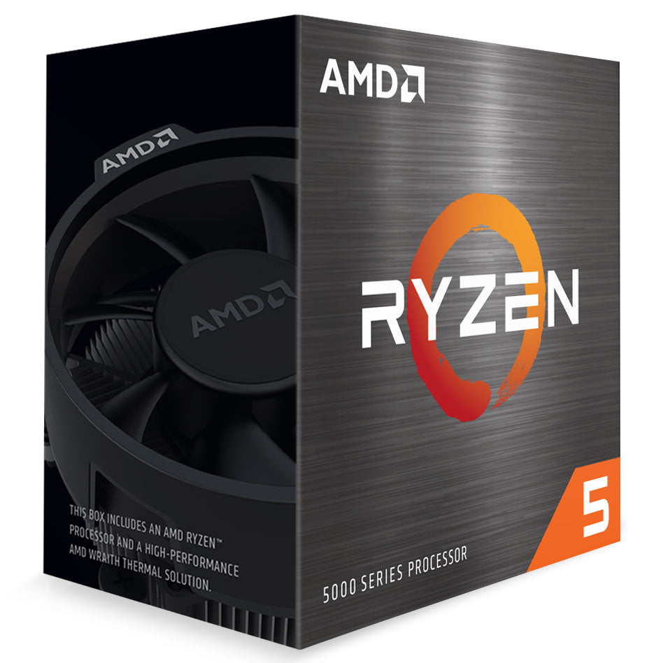 AMD Ryzen 5 5600X CPU AM4 with Wraith Stealth Cooler