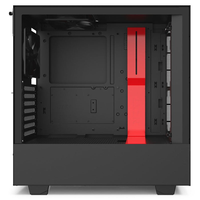 NZXT H510i mid ATX Tower Black,Red Case