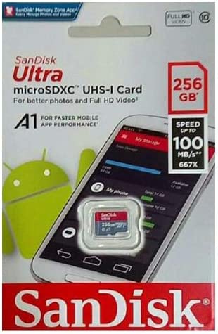 WESTERN DIGITAL SanDisk Ultra microSDXC SQUAC 256GB A1 C10 U1 UHS-I 150MB/s R 4x6 10Y