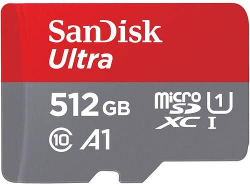 WESTERN DIGITAL SanDisk Ultra microSDXC SQUAC 512GB A1 C10 U1 UHS-I 150MB/s R 4x6 10Y