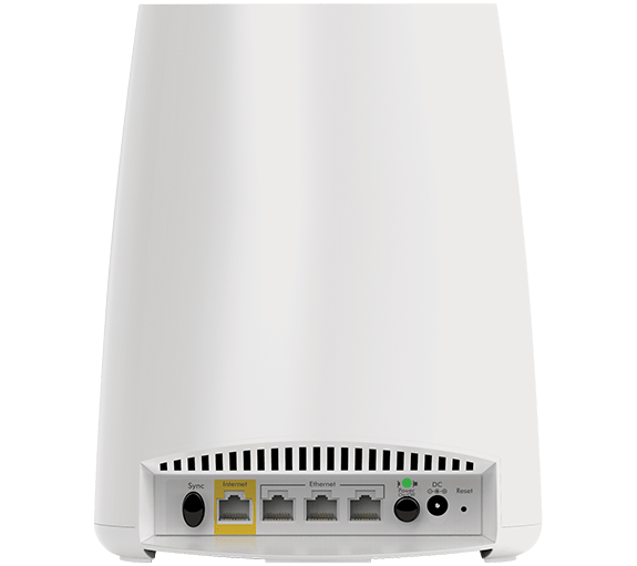 Netgear Orbi RBK30 AC2200 Tri-band WiFi Router System Kit - AC2200 / Tri-band WiFi / 4GB Mem / 512MB RAM / 2x2 Dedicated Backhaul / Beamforming / MU-MIMO / 4x GB / RBK30-100AUS
