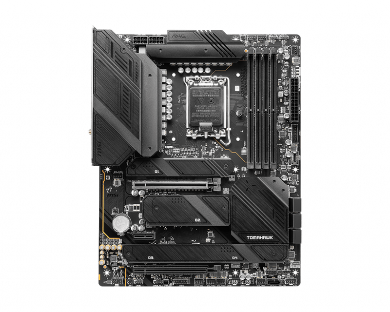 MSI MAG Z790 TOMAHAWK WIFI Intel LGA 1700 ATX Motherboard, 4x DDR5128GB, 1x PCI-E x 16, 1x PCI-E x 14, 4x M.2, 7x SATA, 10x USB 3.2