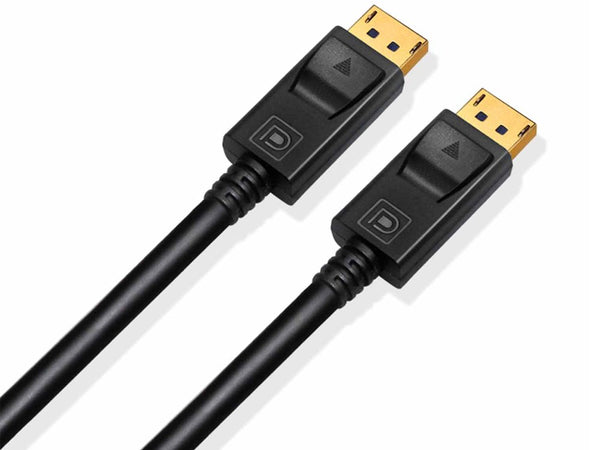 Cruxtec Displayport 1.4 8K Male to Male Cable 3m Black, Supports 8K@60Hz / 4K@120Hz
