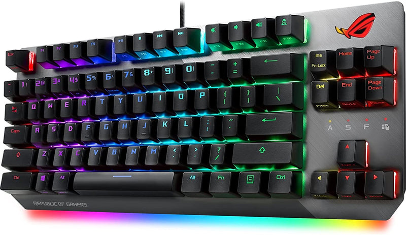 ASUS ROG STRIX SCOPE NX TKL/NXBN Wired Mechanical RGB Gaming Keyboard. NX Brown