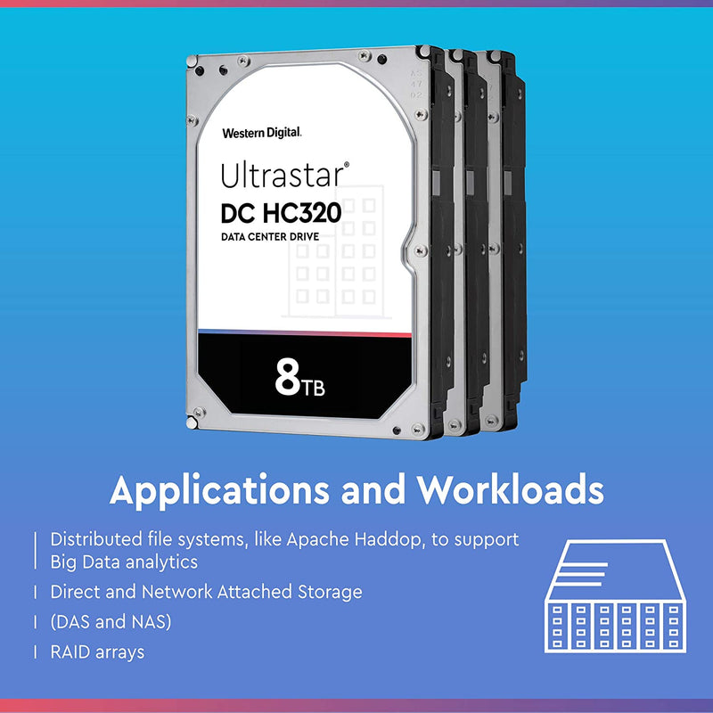 Western Digital Ultrastar DC HC320 3.5" 8000 GB Serial ATA III