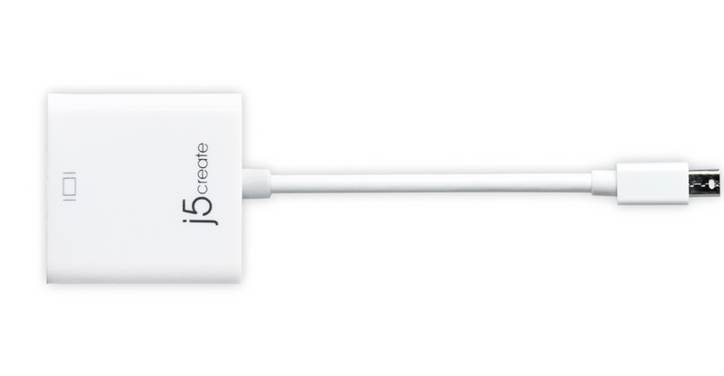 J5Create Mini DisplayPort (M) to VGA Adapter (F) (J5-JDA-112)