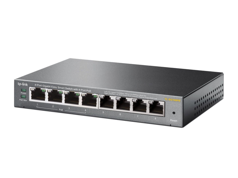 TP-LINK TL-SG108PE network switch Unmanaged Gigabit Ethernet (10/100/1000) Power over Ethernet (PoE)
