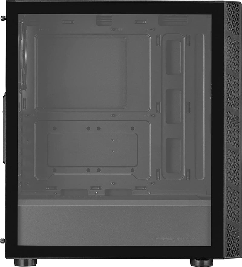 CoolerMaster MCB-B400L-KNNB50-S00 MasterBox MB400L Micro ATX Case with NEX 500W Power Supply. Steel Side Panel.