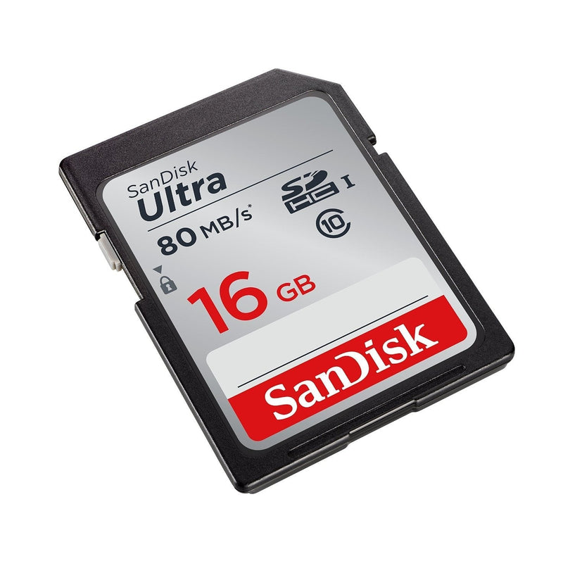 Sandisk Ultra memory card 16 GB SDHC Class 10 UHS-I