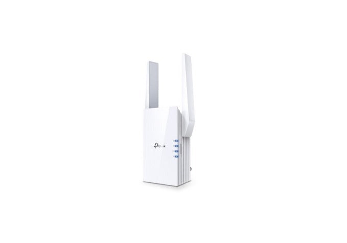 TP-Link RE705X AX3000 Mesh WiFi 6 Extender. 1 Gigabit Ethernet Port, WPS Button, Reset Button, 2 External Antennas