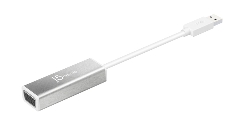 J5create USB A 3.0 (M) to VGA (F) Slim Adapter (J5-JUA315-1O)