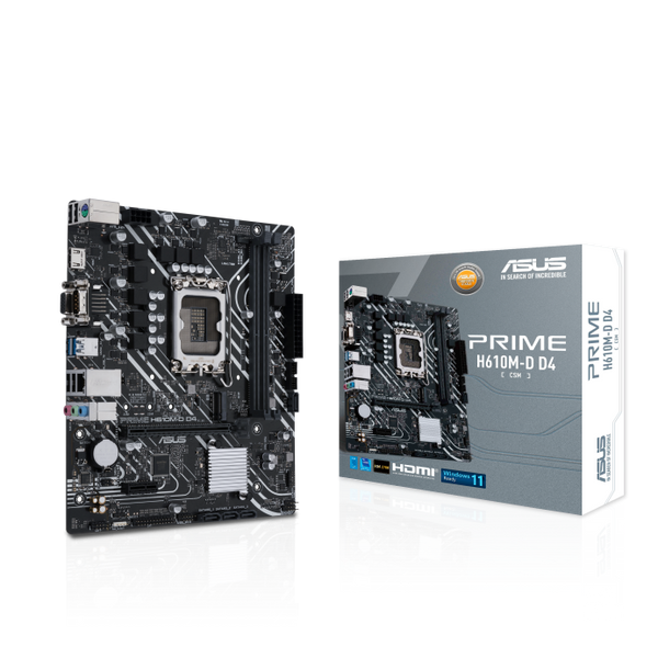 Asus PRIME H610M-D D4-CSM H610 (LGA 1700) mic-ATX motherboard