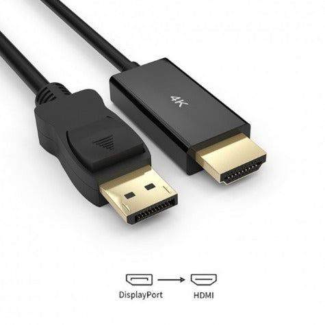 Simplecom DA201 1.8M 4K DisplayPort to HDMI Cable