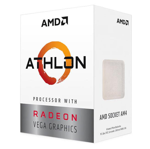 AMD Athlon 3000G Dual Core AM4 3.5GHz CPU with Radeon Vega 3 Graphics