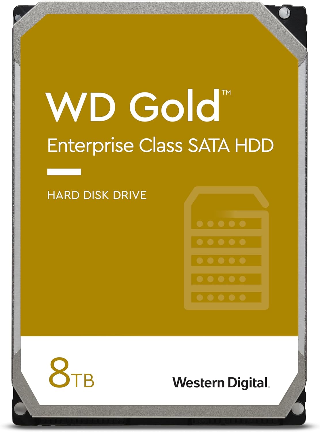 Western Digital WD8005FRYZ 8TB WD 3.5" Gold Enterprise Class Internal Hard Drive - 7200 RPM Class, SATA 6 Gb/s, 256 MB Cache, - 5 Years Limited Warranty