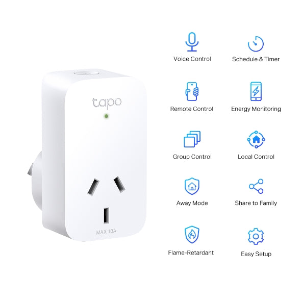 TP-Link Tapo P110 Mini Smart Wi-Fi Socket, Energy Monitoring