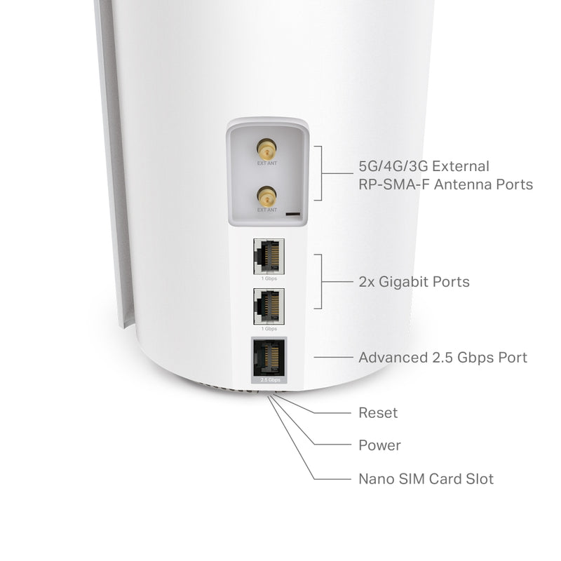 TP-Link Deco X50-5G(1-pack) 5G AX3000 Whole Home Mesh WiFi 6 Gateway