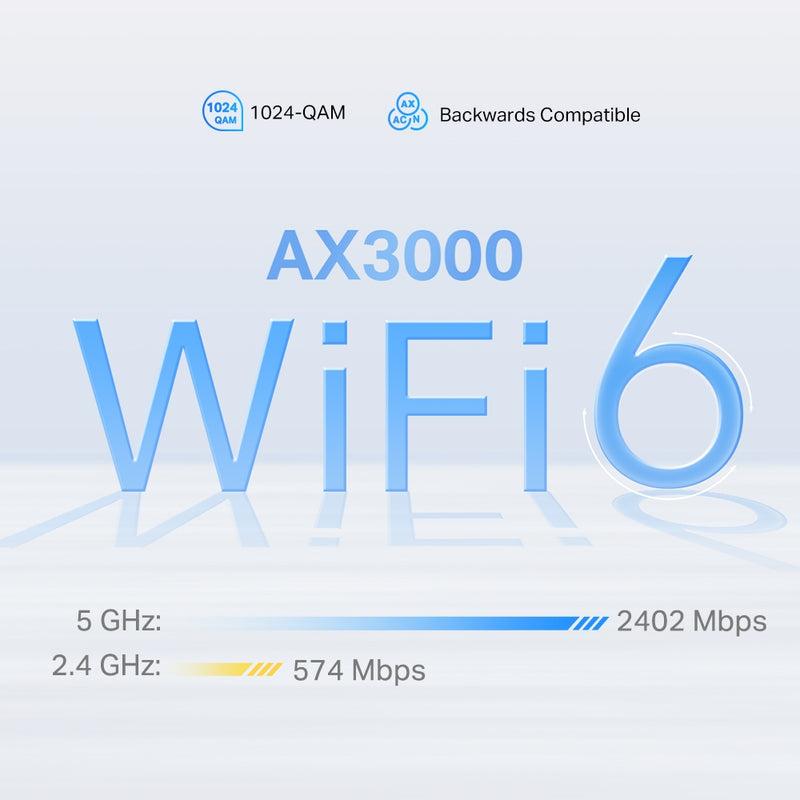 TP-Link Deco X50-5G(1-pack) 5G AX3000 Whole Home Mesh WiFi 6 Gateway