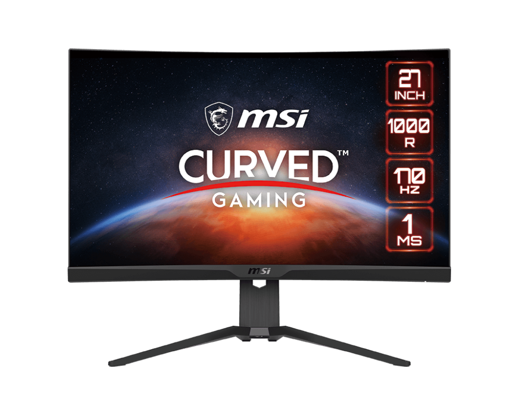 MSI G272CQP 27" 2K Curved Gaming Monitor. 2560 x 1440 (WQHD), VA, Adaptive sync, 170Hz, 1ms