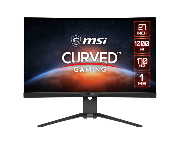 MSI G272CQP 27" 2K Curved Gaming Monitor. 2560 x 1440 (WQHD), VA, Adaptive sync, 170Hz, 1ms