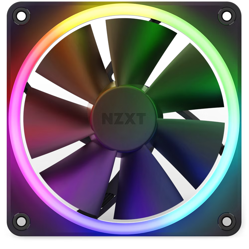 NZXT RF-R12SF-B1 F120RGB - 120mm RGB Fans - Single (Black)