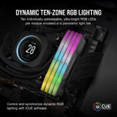 Corsair CMH32GX5M2B6000Z30K VENGEANCE® RGB 32GB (2x16GB) DDR5 DRAM 6000MT/s CL30 AMD EXPO & Intel XMP Memory Kit