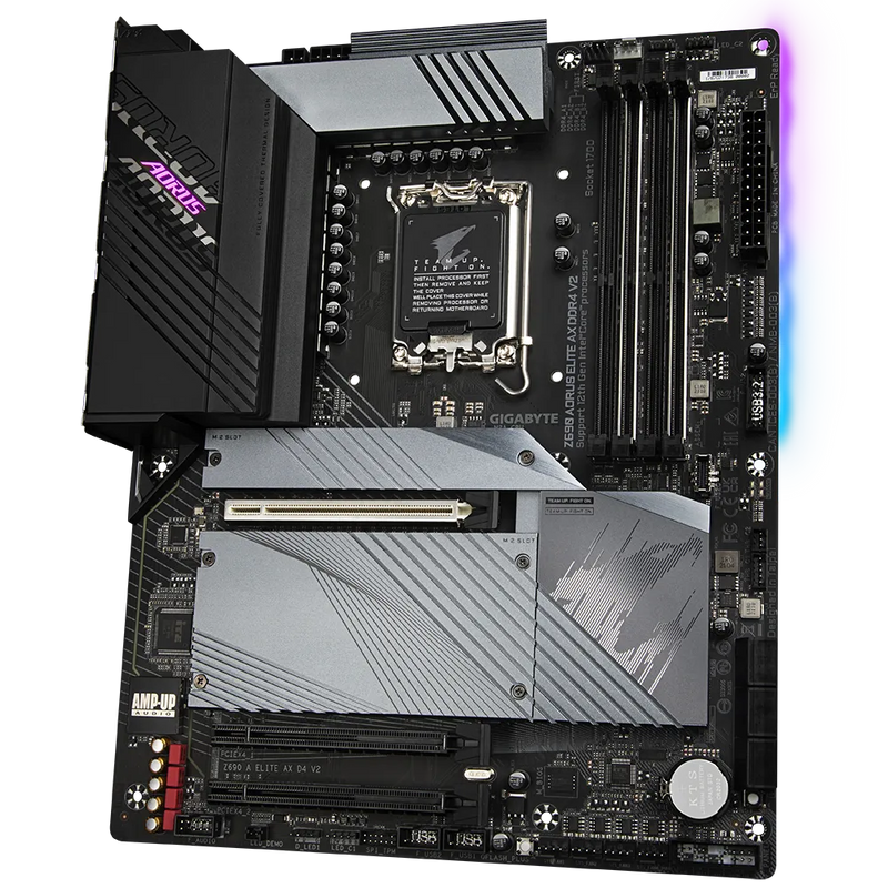 Gigabyte Z690 AORUS ELITE AX DDR4 V2 (REV 1.0) Intel Z690 LGA 1700 ATX