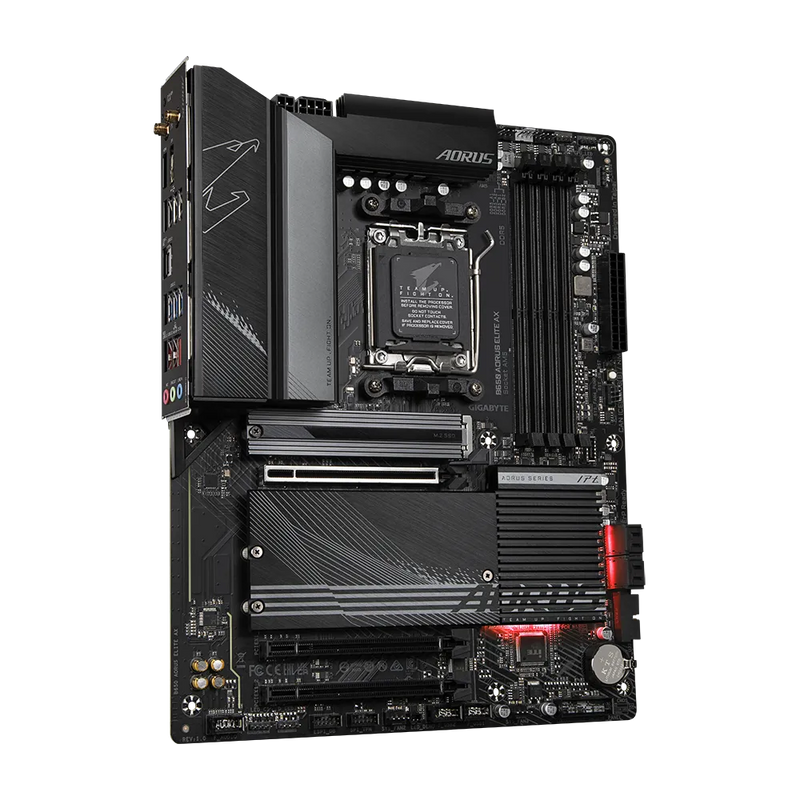 Gigabyte B650 AORUS ELITE AX 1.0 AMD AM5 ATX Motherboard 4x DDR5~128GB,3x PCIe x16, 3x M.2, 4x SATA 6, 7x USB 3.2, 1x USB-C, 4x USB 2.0