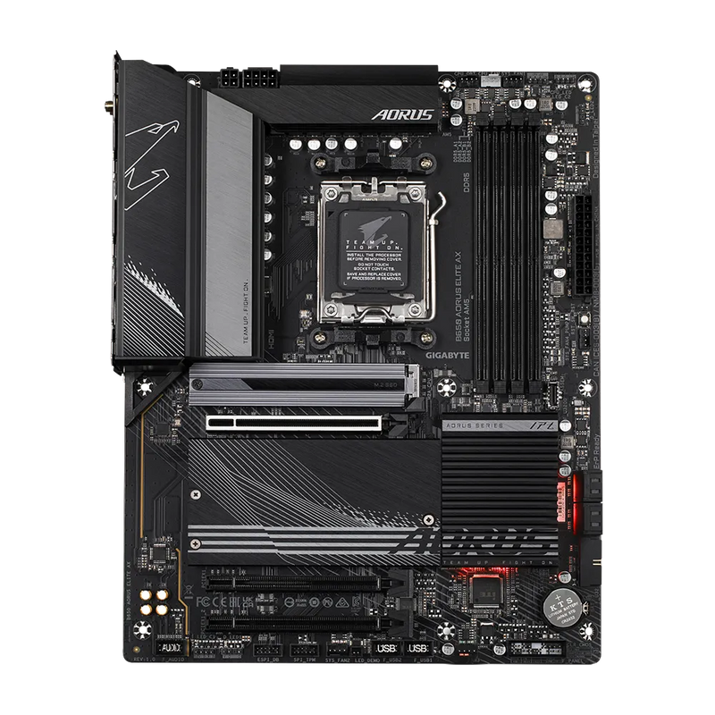 Gigabyte B650 AORUS ELITE AX 1.0 AMD AM5 ATX Motherboard 4x DDR5~128GB,3x PCIe x16, 3x M.2, 4x SATA 6, 7x USB 3.2, 1x USB-C, 4x USB 2.0