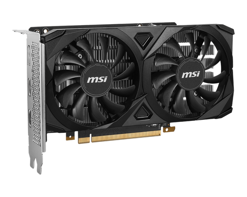 MSI GeForce RTX 3050 VENTUS 2X 6G OC Gaming Graphics Card. 1* DP, 2*HDMI
