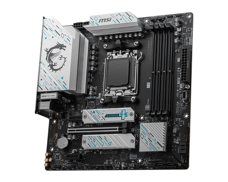 MSI B650M GAMING PLUS WIFI AM5 Micro ATX Motherboard