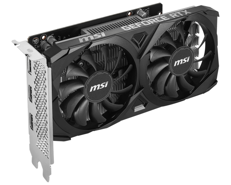 MSI GeForce RTX 3050 VENTUS 2X 6G OC Gaming Graphics Card. 1* DP, 2*HDMI
