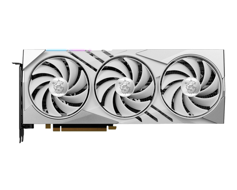 MSI GeForce RTX 4070 Ti SUPER 16G GAMING X SLIM WHITE Gaming Graphics Card