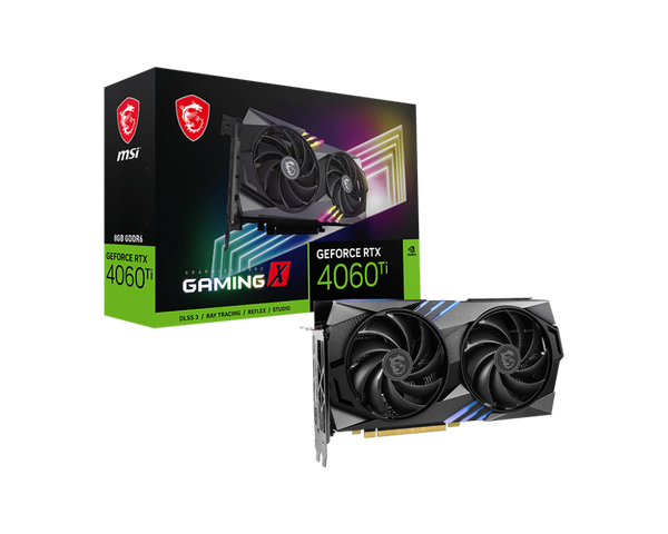 MSI GeForce RTX 4060 Ti GAMING X 8G Gaming Graphics Card