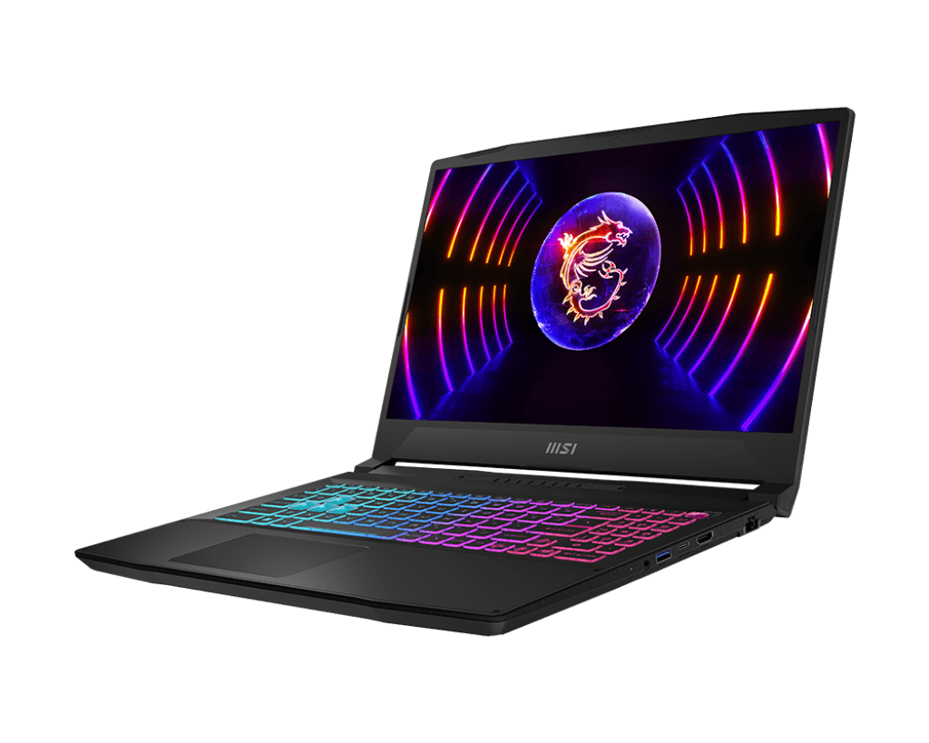 MSI Katana 15 B12VFK-674AU Gaming Laptop. 15.6" FHD IPS, 144Hz, Alder Lake i7-12650H, RTX 4060, GDDR6 8GB, DDR5 8GB*2, 1TB NVMe PCIe Gen4x4 SSD, Windows11 Home, 4-Zone RGB Gaming Keyboard , Black, 2.25KG.  1 Years Warranty