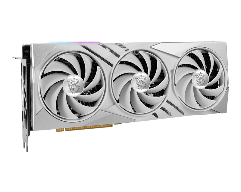 MSI GeForce RTX 4070 Ti SUPER 16G GAMING X SLIM WHITE Gaming Graphics Card