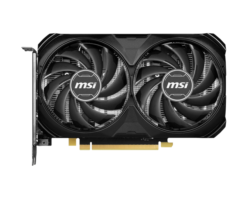 MSI GeForce RTX 4060 Ti VENTUS 2X BLACK 16G OC Gaming Graphics Card 2610 MHz Boost Clock, 16GB GDDR6,DisplayPort x 3 (v1.4a),HDMI x 1