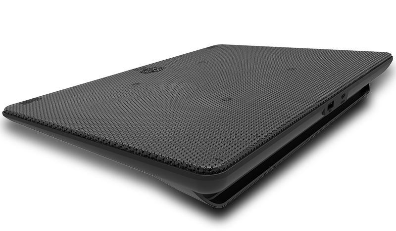 Cooler Master Notepal L2 Mesh Metal Black Notebook Cooler, Supports Up To 17inch