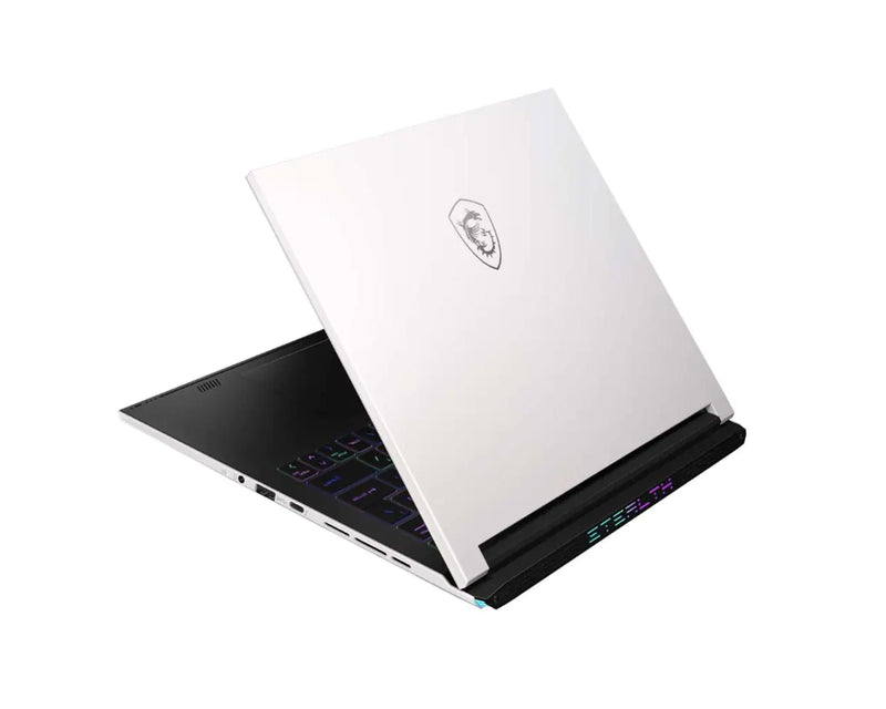 MSI Stealth 14Studio A13VF-032AU Business & Gaming Laptop. 14" QHD IPS, 240Hz. Raptor Lake i7-13700H, RTX 4060, GDDR6 8GB, DDR5 8GB*2, 1TB NVMe PCIe Gen4x4 SSD, Windows11 Home, Per-Key RGB gaming keyboard by SteelSeries, Pure White, 1.7KG.